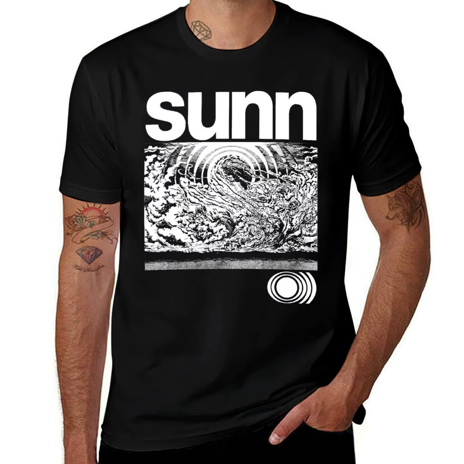 SUNN O)) T-shirt grande taille coupe ample