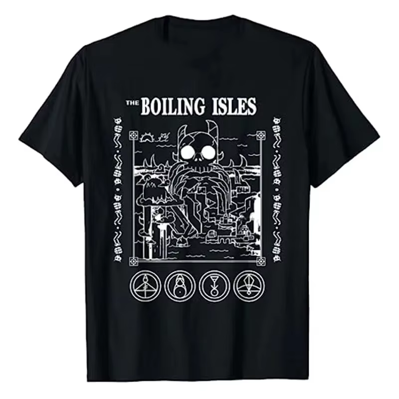 Îles bouillantes hibou maison amour chemise noël à la mode T-Shirt hibou amant graphique T-Shirt hau