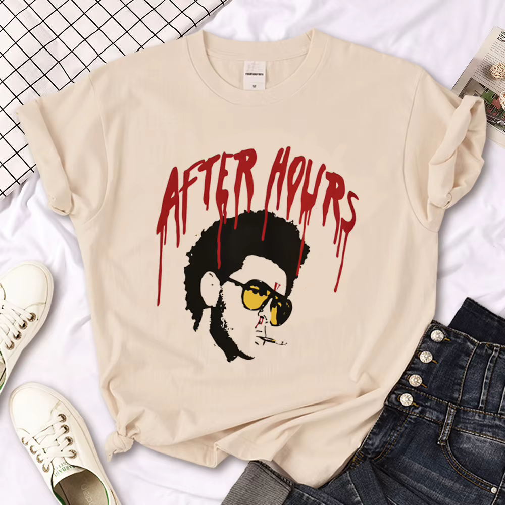 The Weeknd t-shirt hommes anime designer japonais haut mâle anime drôle y2k vêtements