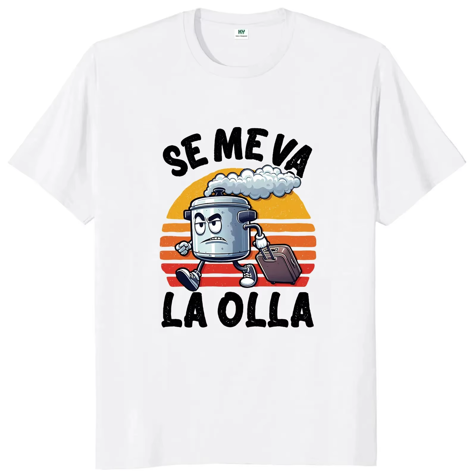 Se Me Va La Pinza T-shirt drôle blagues espagnoles Y2k Vintage T-shirt pour hommes femmes doux unise