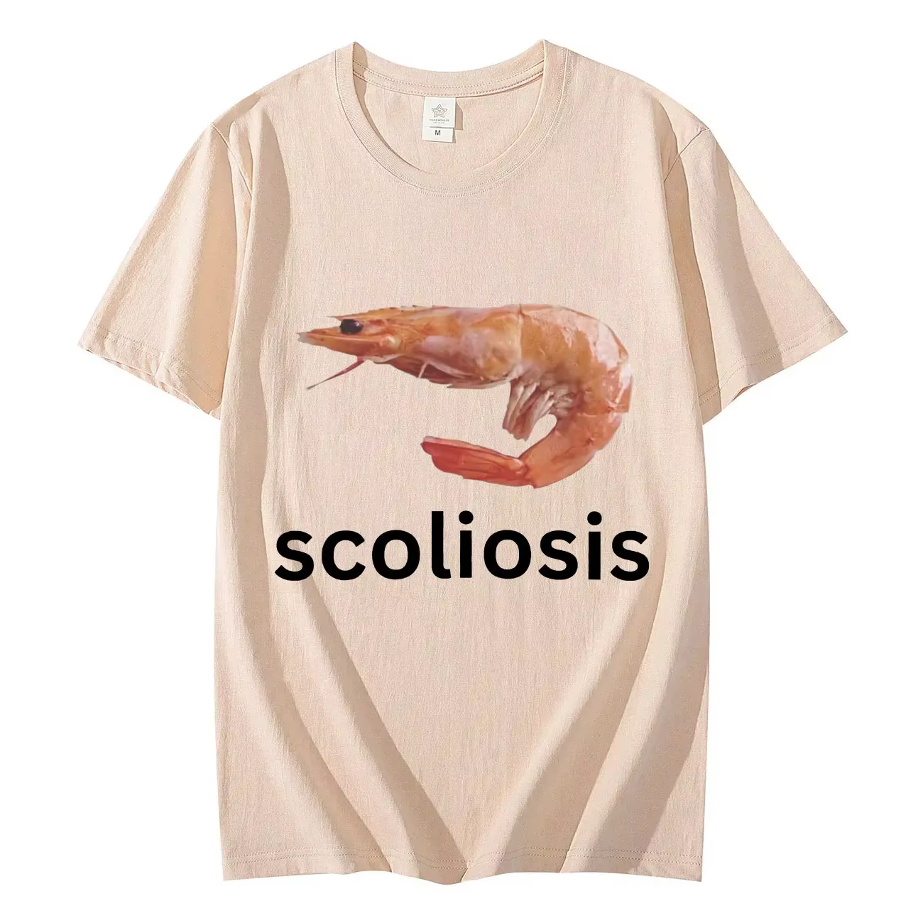 Scoliose-T-shirt à manches courtes unisexe, décontracté et humoristique, à la mode, streetwear pour