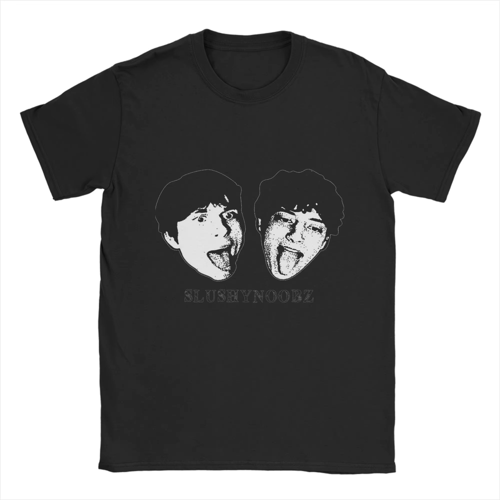 Streetwear t-shirt été Slushy Noobz Hip Hop t-shirts mignon dessin animé coton t-shirt pour Couple b