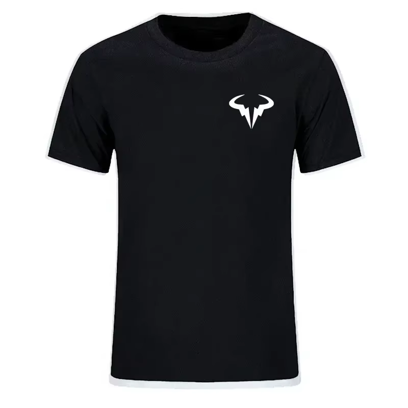 T-shirt populaire imprimé Rafael B B Nadal, joueur de tennis, T-shirt à manches courtes en coton pou
