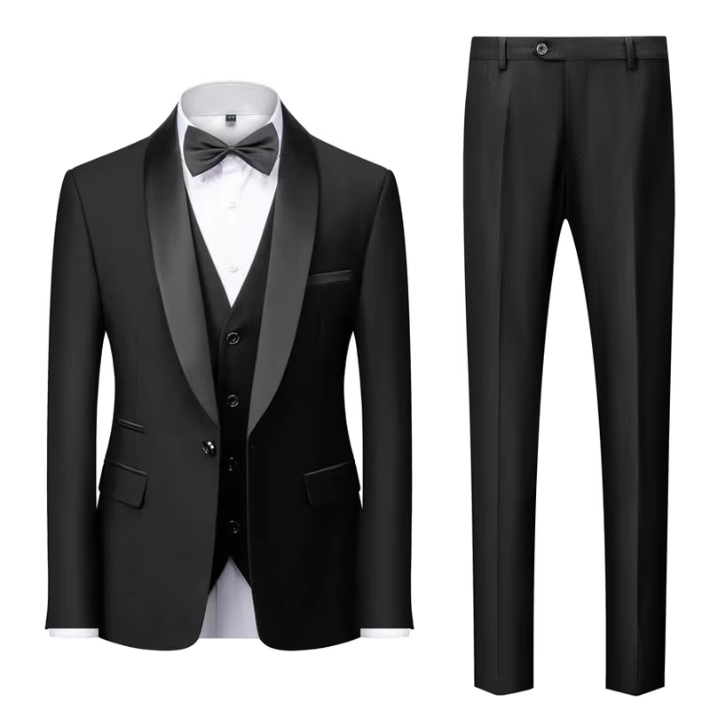 M-6XL hommes décontracté affaires ont fumé imbibé haut de gamme marque Boutique mode Blazer glaPants