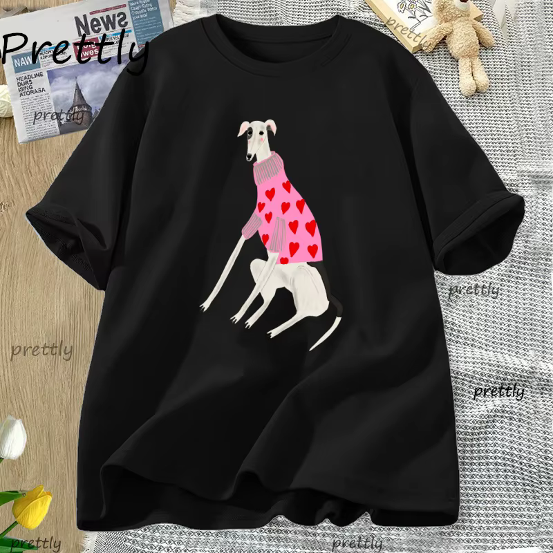 Chiot drôle T-shirt hommes femmes mignon chien de compagnie T-shirt imprimé haute qualité coton à ma