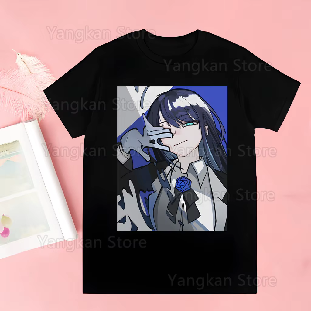 T-shirt manches courtes unisexe, streetwear, cool, décontracté, avec dessin animé imprimé Ado