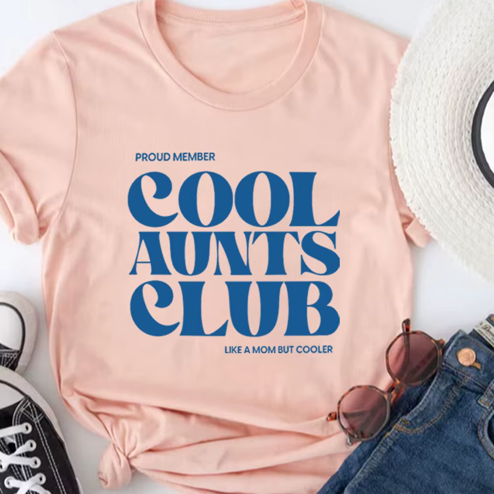 Cool tante Club graphique t-shirts Cool tante chemises Cool tante Club promu à tante chemises future