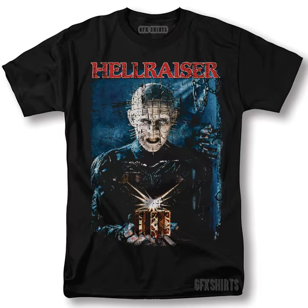 Hellraiser chemise Pinhead affiche de film T-Shirt de conception graphique Vintage