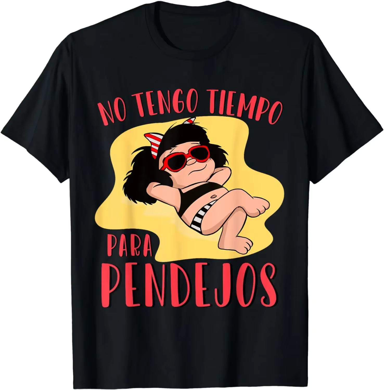 T-Shirt femme drôle féministe Mafalda T-Shirt T-Shirt décontracté été Streetwear
