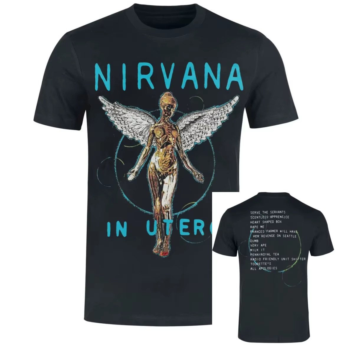 T-shirts de la nouvelle bande musicale Rock-Nirvanas pour hommes et femmes, t-shirts en coton à la m