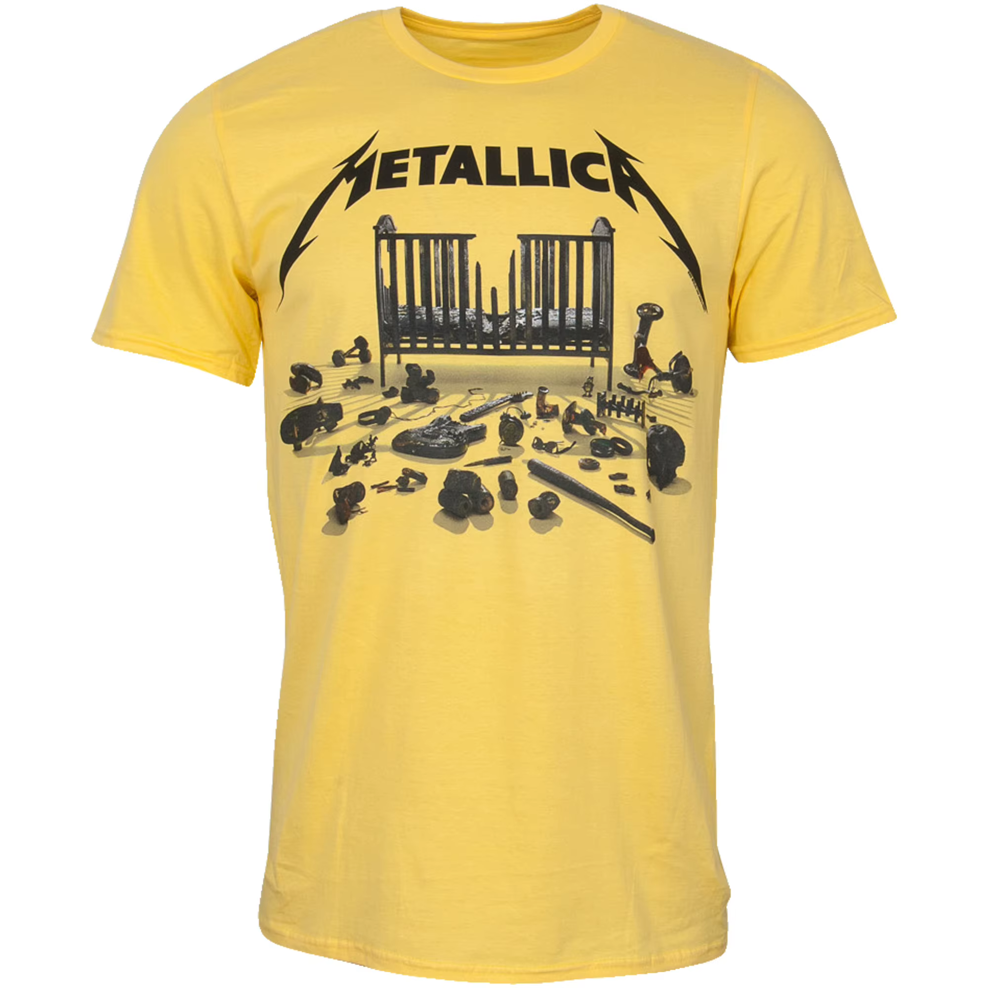 T-shirt graphique Metallica 72 Seasons Simplified Cover, 100% coton, col rond, décontracté, unisexe,