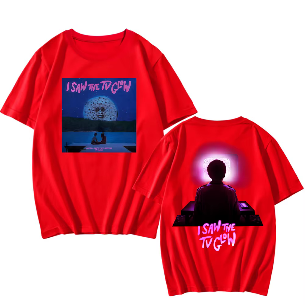 Alex G I Saw The TV Glow T-shirt imprimé graphique mode amusant T-shirt surdimensionné unisexe haut 