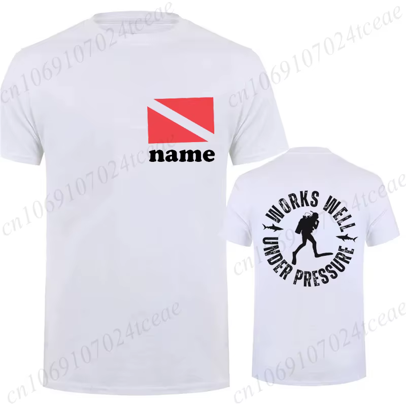 T-shirts de plongée sous-marine, t-shirts de plongée sous-marine, chemise de plongée personnalisée, 