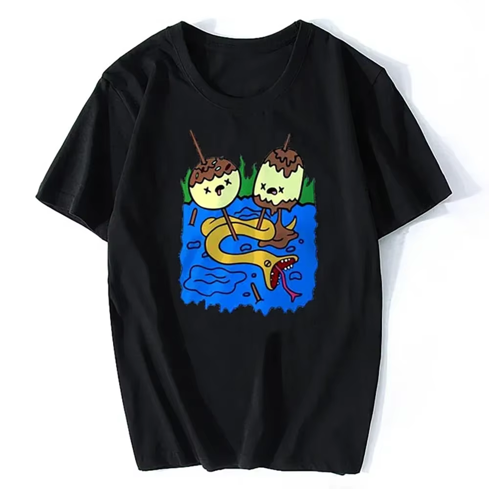 Rock à mâcher princesse décontracté femmes drôle T-Shirt fille Harajuku 90S T-shirt hommes Goth Marc