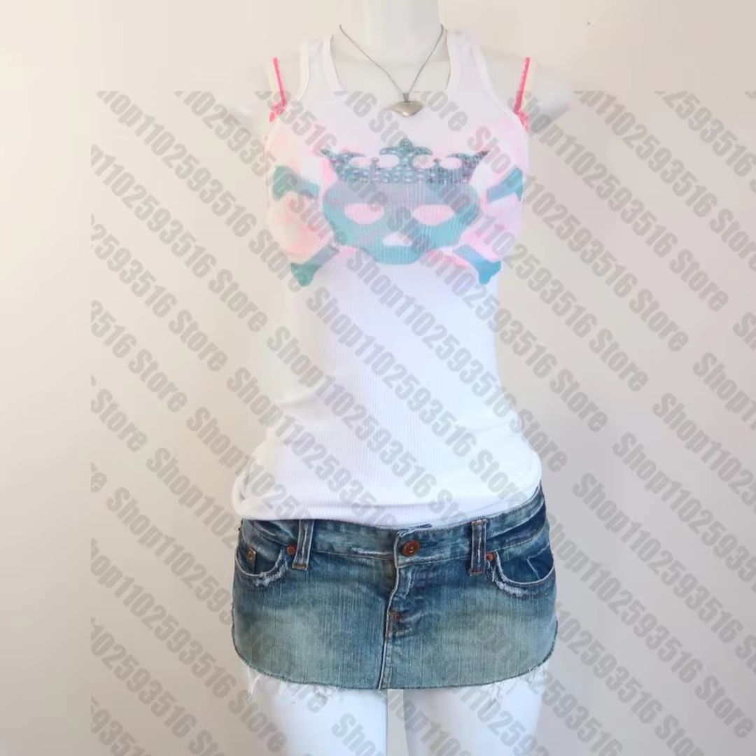 Hauts Y2K trashy des années 2000, hauts mignons avec bretelles, vêtements Y2K pour femmes, vêtements