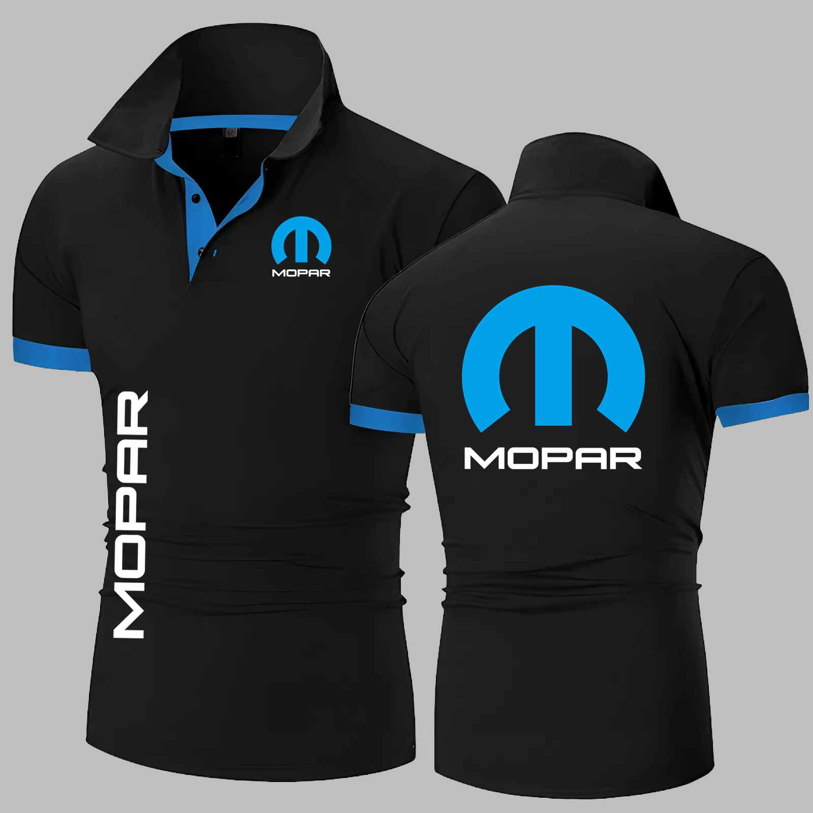 Mopars hommes Polo chemise à manches courtes Polo Mopares Golf polos nouveaux vêtements été Streetwe