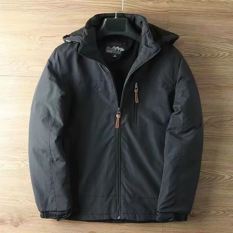 2025 automne hiver doudoune polaire coton chaud manteau extérieur décontracté coupe-vent imperméable