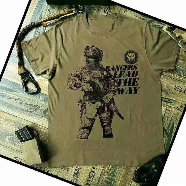 Les Rangers conduent le chemin. T-shirt de soldat d'infanterie d'élite de l'armée américaine. Nouvea