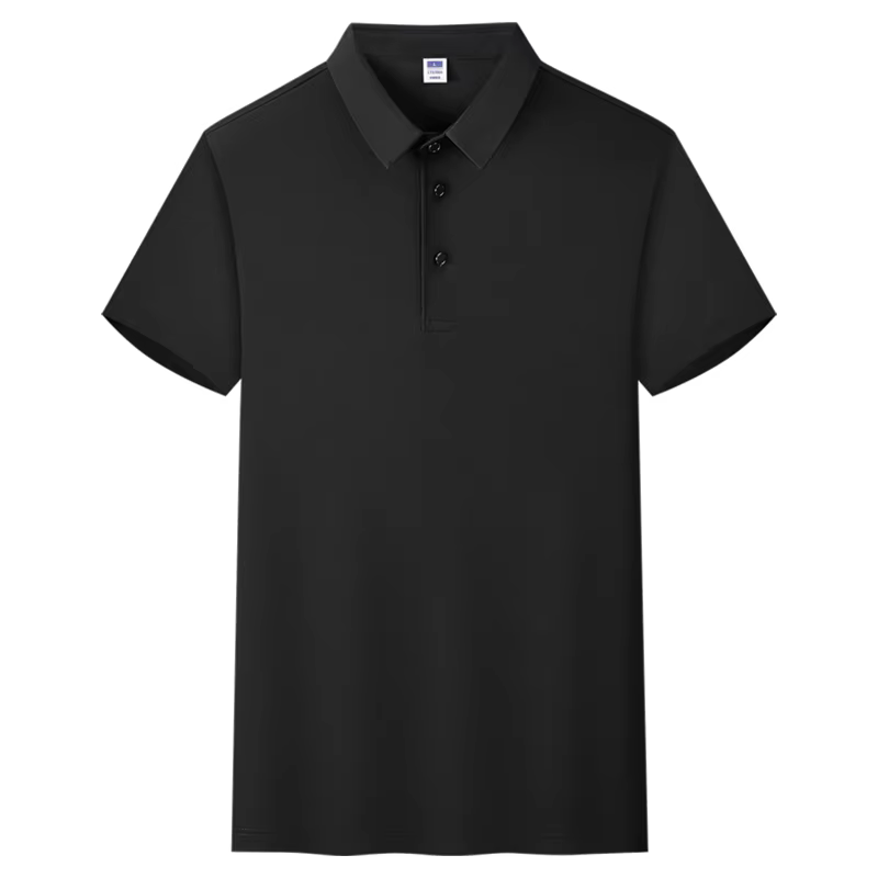 Polo décontracté de couleur unie, Logo personnalisé, mode Business, impression de marque d'entrepris