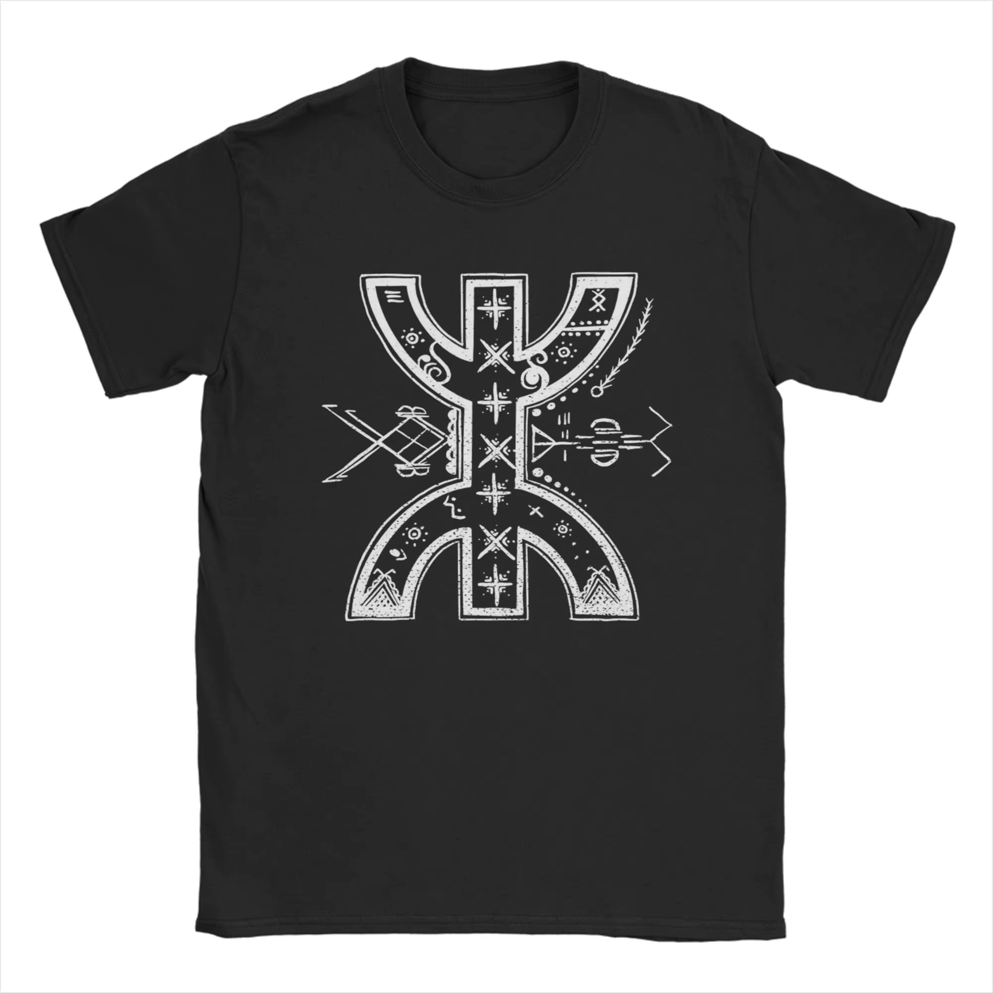 T-shirt pour hommes berbères kabyle amazigh, vêtements 100% coton, humoristique, manches courtes, co