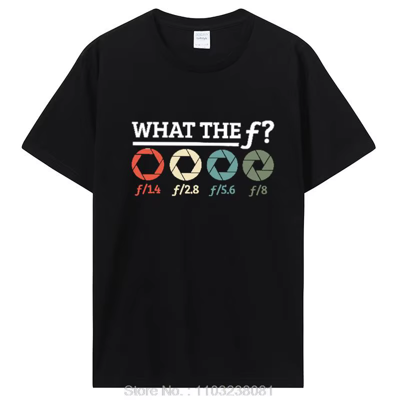 Économie What The F pour hommes, Économie en coton, Streetwear de loisirs, Vêtements de photographie