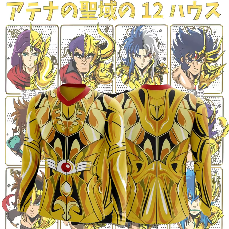 Populaire Saint Seiya Cosplay T-shirts Mâle 3D Pegasus Impression Enfants Anime Dessin Animé Tee D'é