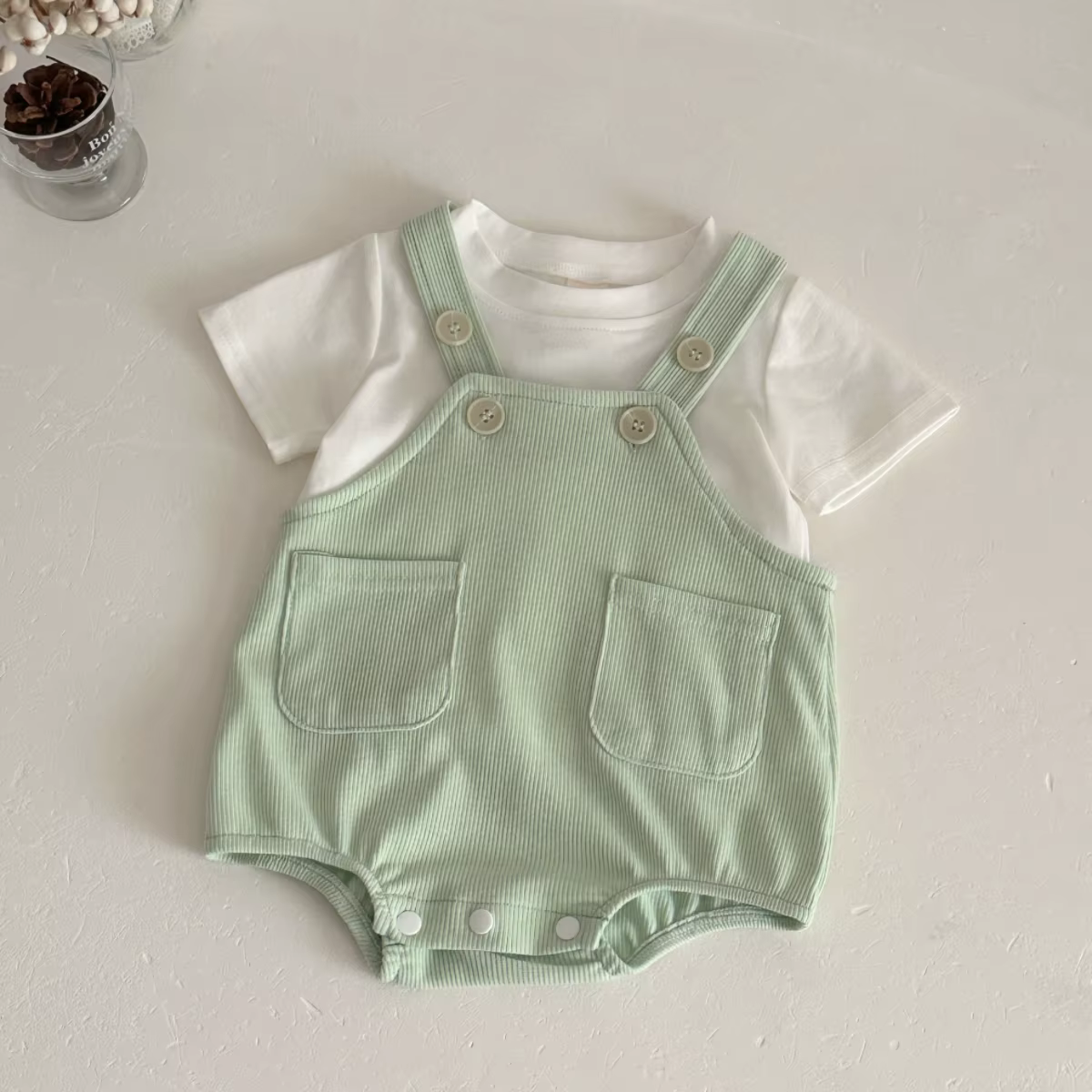 Vêtements d'été pour bébés, body en coton à manches courtes, vêtements pour nouveau-né fille et garç