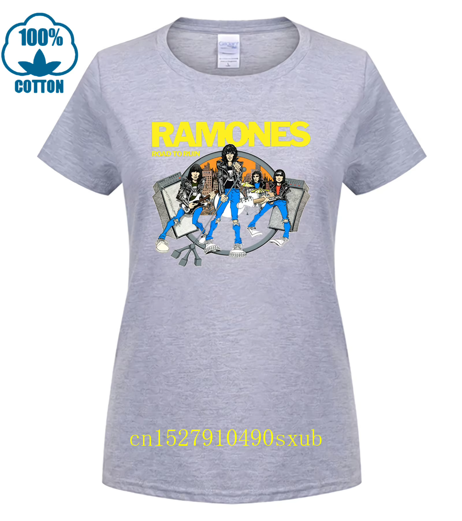 GILDAN t-shirt décontracté homme Ramones Nouvelle Mode 2017 Brandfashion Imprimer Slim Fit t-shirt O