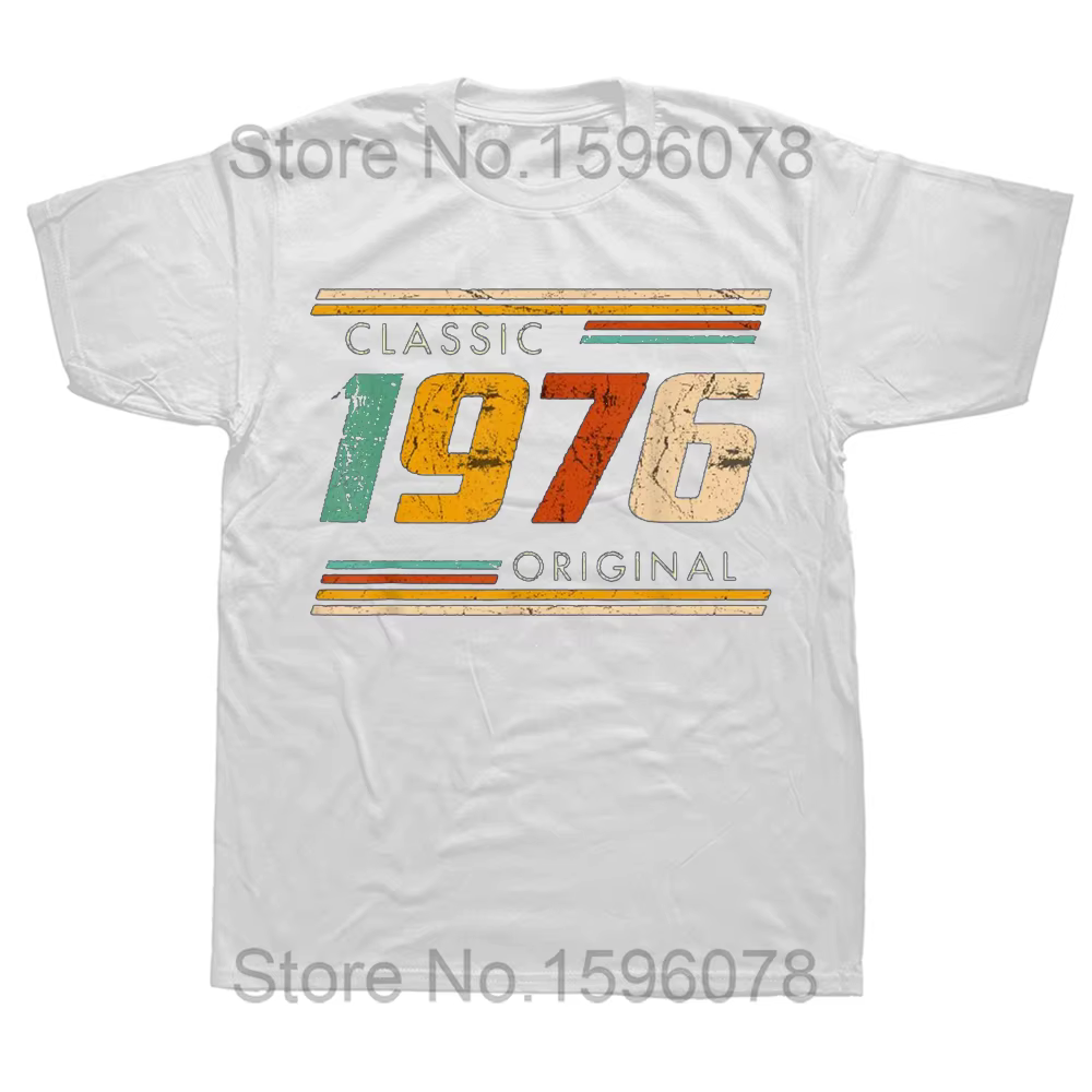 Drôle 48th classique 1976 Original t-shirts été graphique coton Streetwear à manches courtes cadeaux