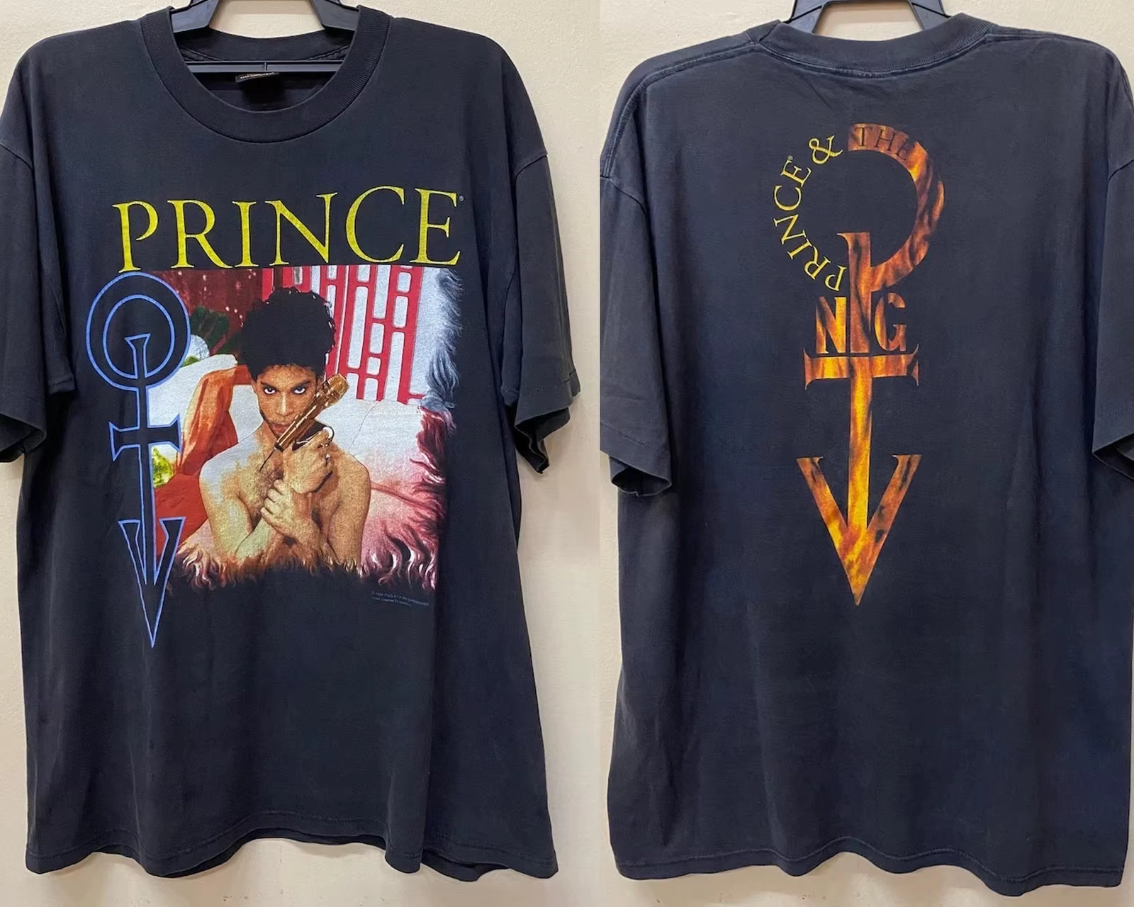 T-shirt unisexe avec motif imprimé Prince rétro des années 90, vêtements de sport décontractés pour 