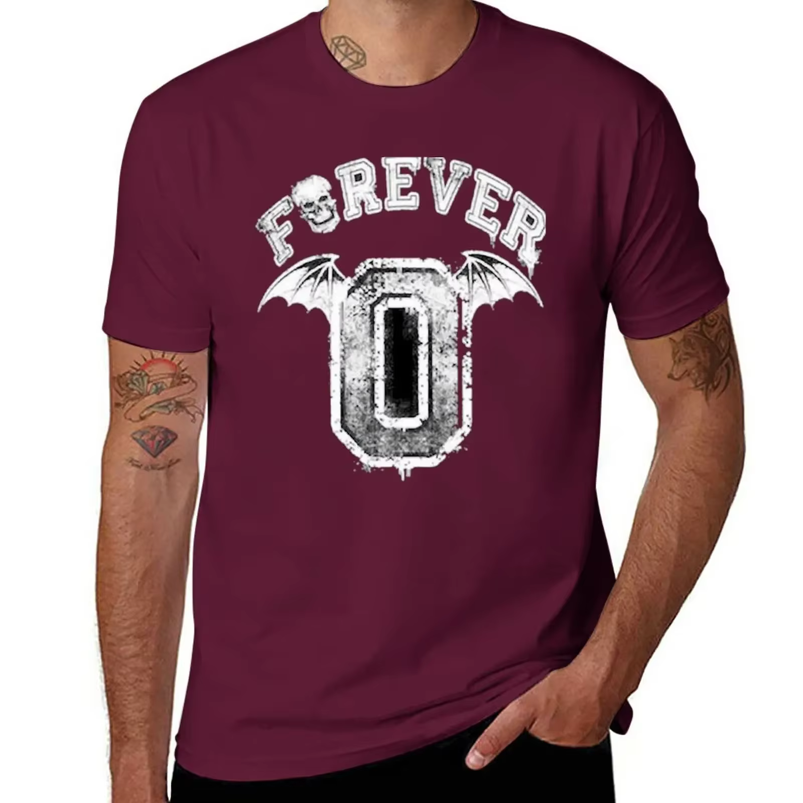 T-shirt Heavy Metal pour hommes, Vêtements drôles, A7x, Vengeed, Sevenfold, Mega, Metal, New Rev