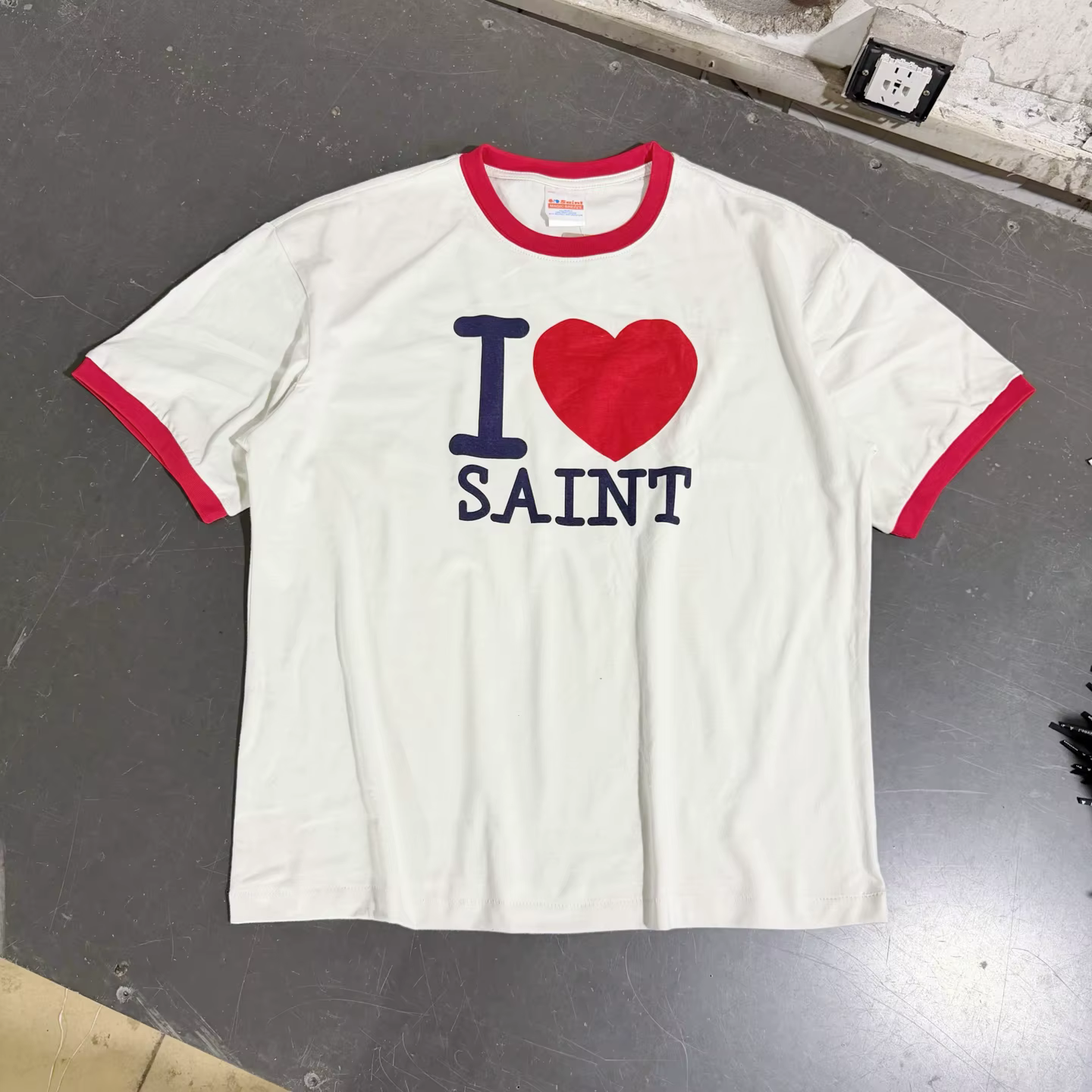 T-shirt I Love SAINT Red Heart pour hommes et femmes, t-shirt de haute qualité