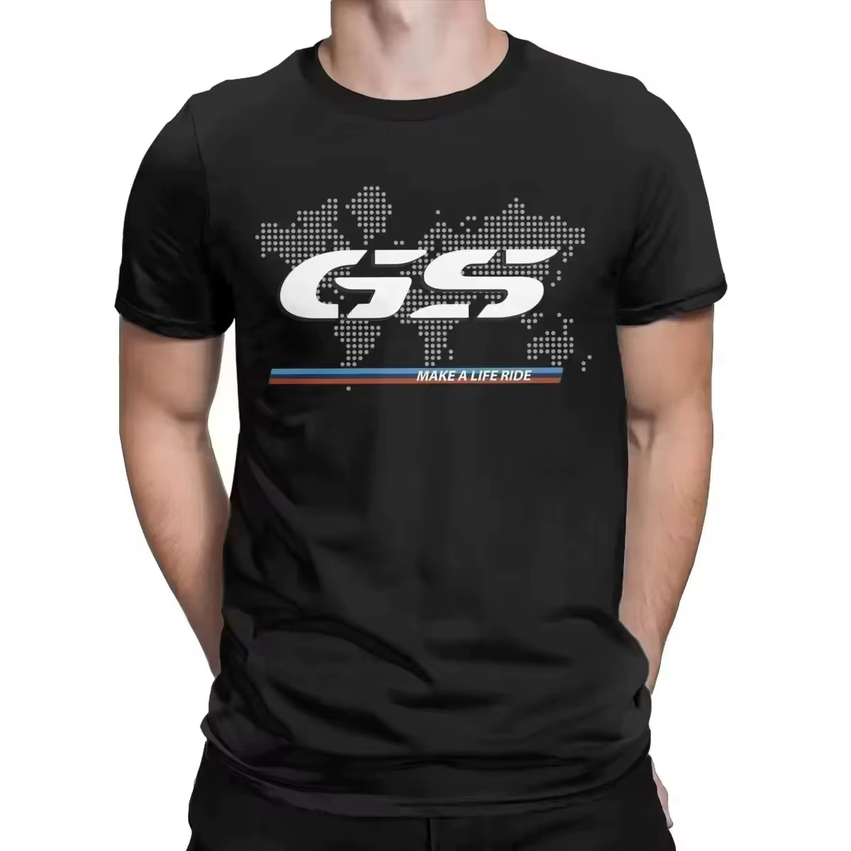 T-shirts de moto avec logo de moto GS 1250 - Respirants, confortables, adaptés à toutes les saisons,
