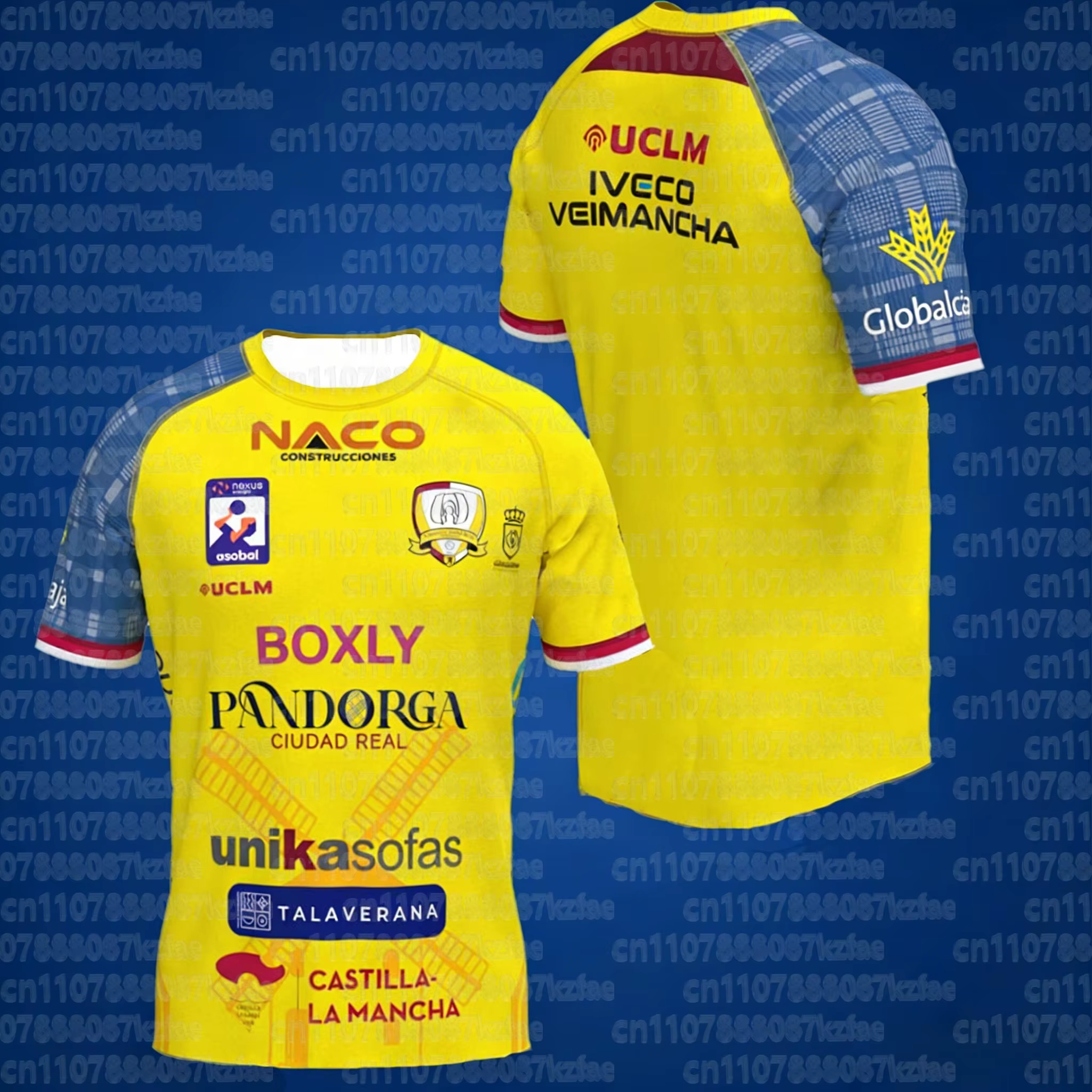 Maillot de handball Espagne BM Caserío Ciudad Real 2026 Nouvelle Arrivée Impression 3D T-shirt Domic