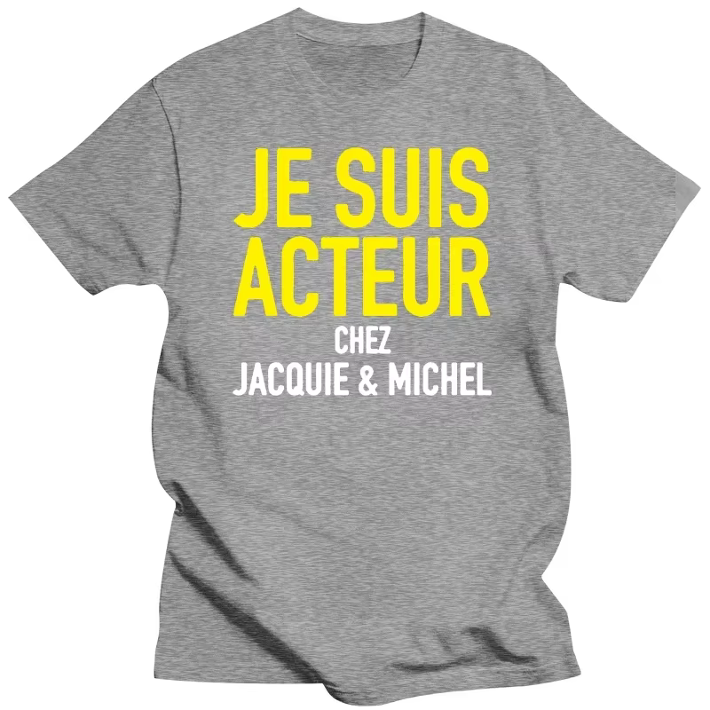 Tee-shirt Jacquie et Michel Acteur harajuku pour hommes, vêtements de créateur, manga vintage, sweat