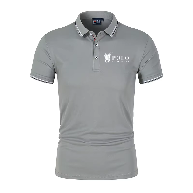 Polo d'été premium pour homme, séchage rapide, respirant, décontracté, mode business, sport, manches