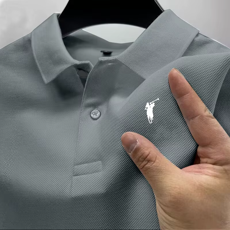 Polo à manches courtes pour homme de marque de luxe, imprimé haut de gamme, mode estivale, t-shirt à