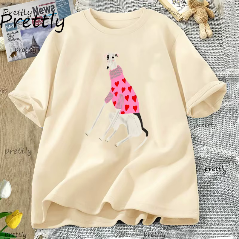 Chiot drôle T-shirt hommes femmes mignon chien de compagnie T-shirt imprimé haute qualité coton à ma