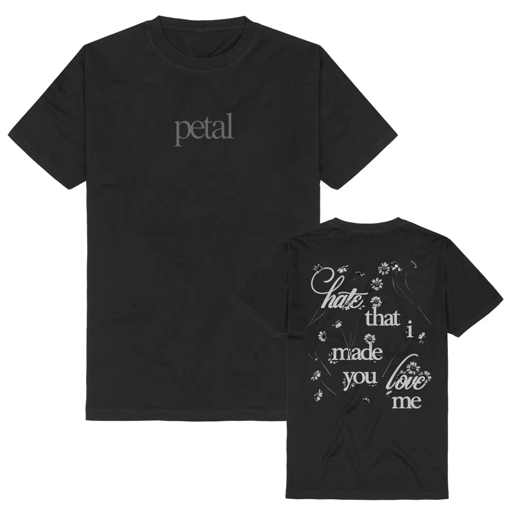 T-shirt « Hate That I Made You Love Me » avec design de l'album Ariana Grande Petal, T-shirt d'été à