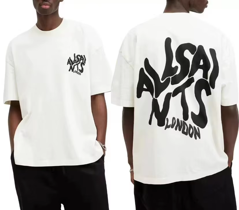 T-shirt classique avec logo tendance, en coton, avec motif graphique, pour hommes et femmes, streetw