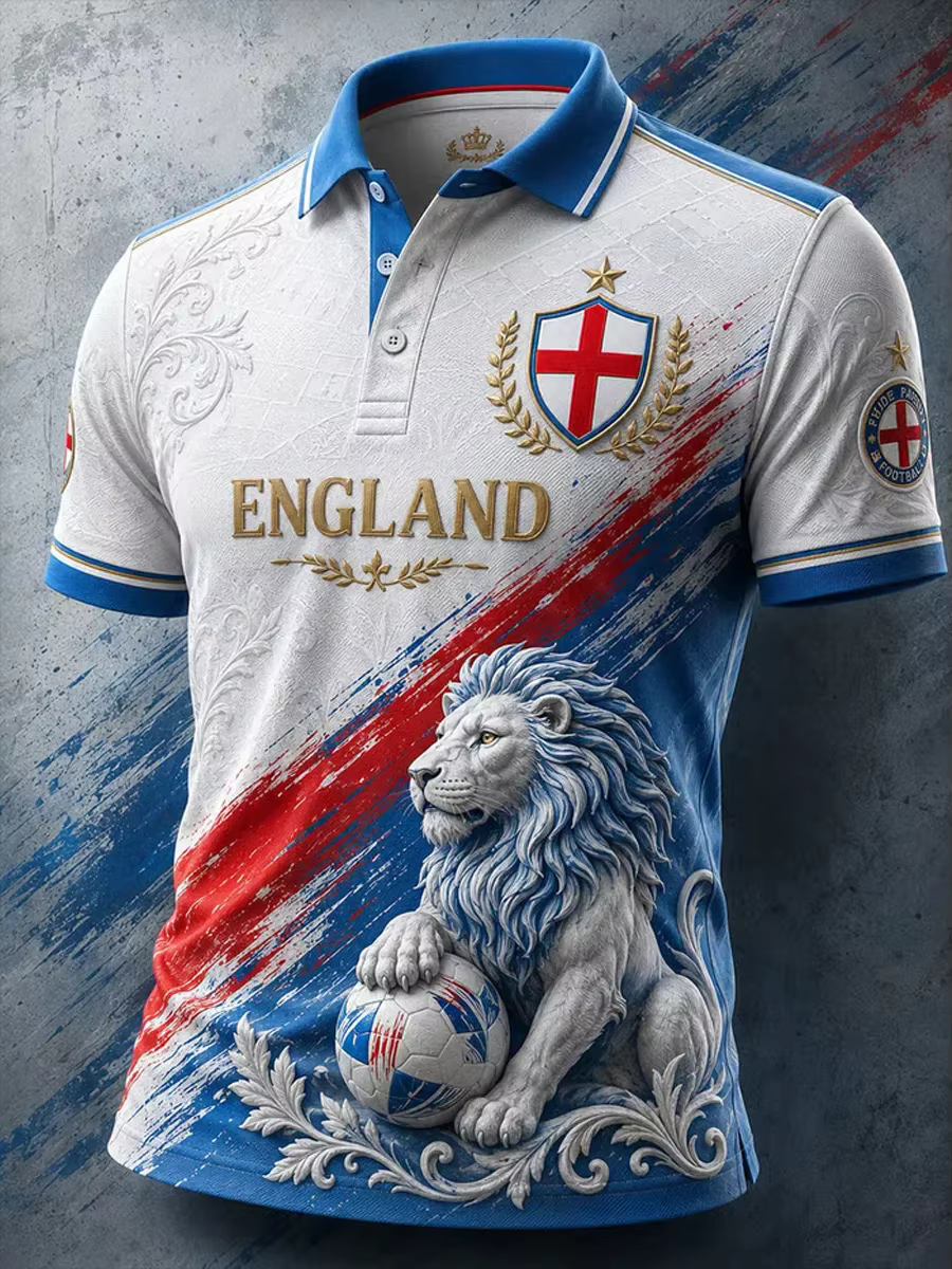Polo de football pour supporters édition 2026 - Impression 3D - Tendance et confortable - Convient a