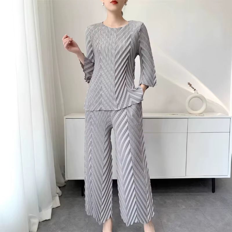 Nouvelle collection Printemps 2026 : Ensemble 2 pièces pour femme, fait main, comprenant un haut T-s