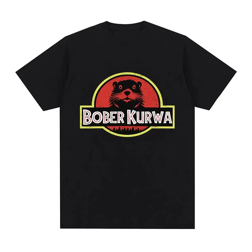 Bober Kurwa Bobr drôle Meme graphique T-shirt hommes femmes mode Hip Hop à manches courtes T-shirts 