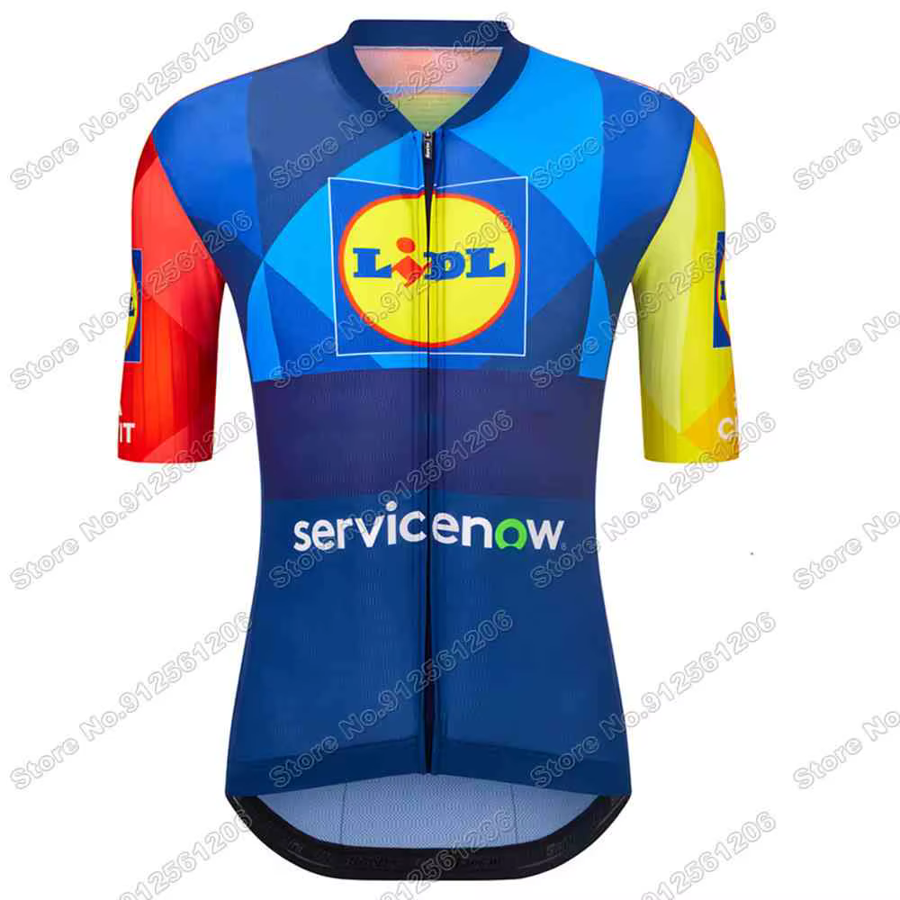 Maillot de Cyclisme Équipe Lidl 2026,Vêtements de cyclisme Champion des États-Unis, du Canada, de la