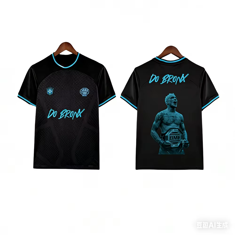 T-shirt de sport BMF pour homme, modèle Charles Oliveira Brazilian Son, coupe oversize, respirant, s
