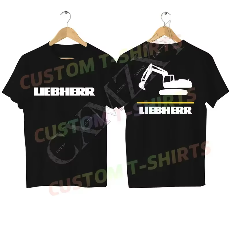 T-shirt décontracté pour hommes, nouveau T-shirt avec Logo Liebherr Crane, graphique surdimensionné,