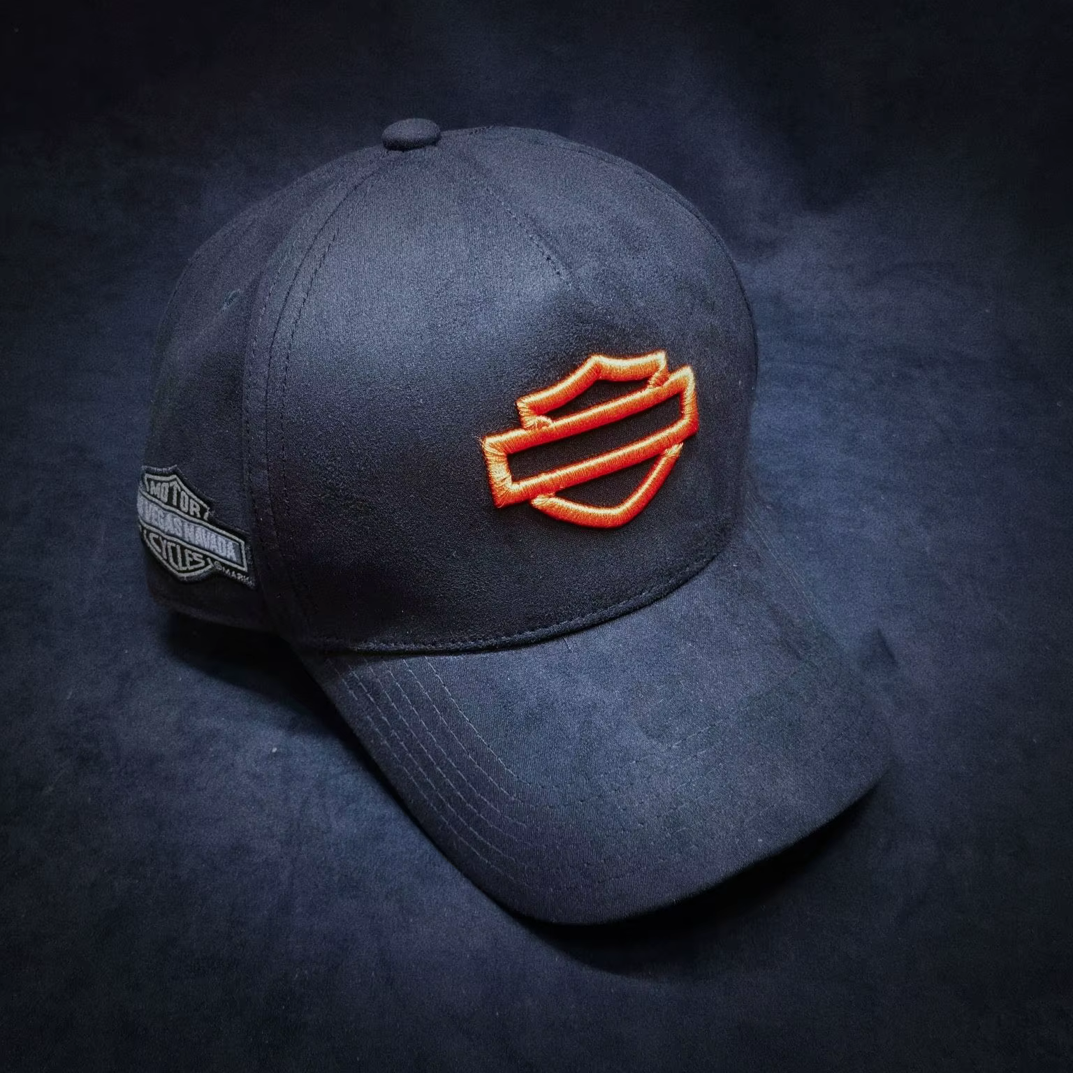 Rétro brodé moto extérieur chapeaux décontractés unisexe casquettes de Baseball pour Harley Davidson