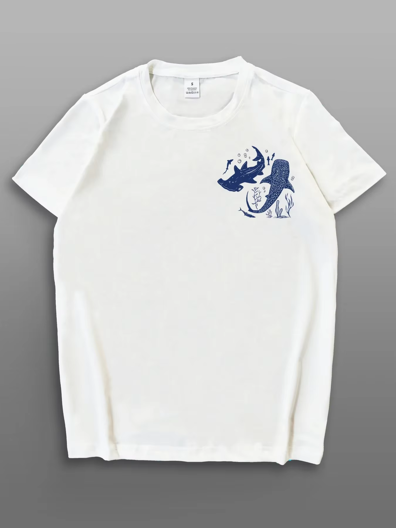 Je vous pouvez aider lettre motif col rond femmes T-shirt à manches courtes mode impression chemise