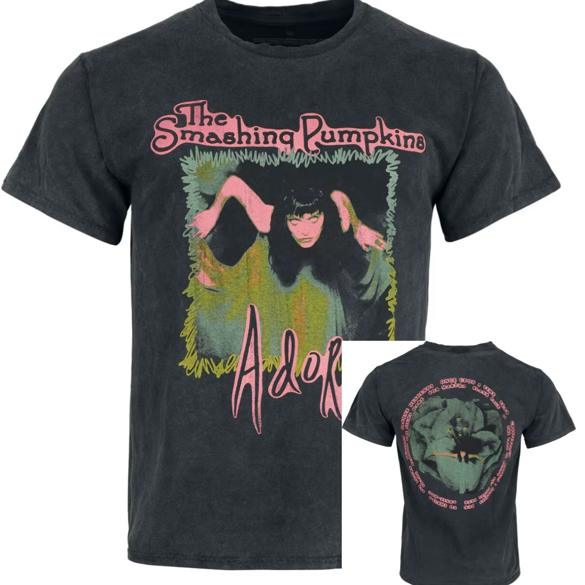 T-shirt Smashing Pumpkins pour hommes et femmes, t-shirt graphique vintage du groupe de rock métalli