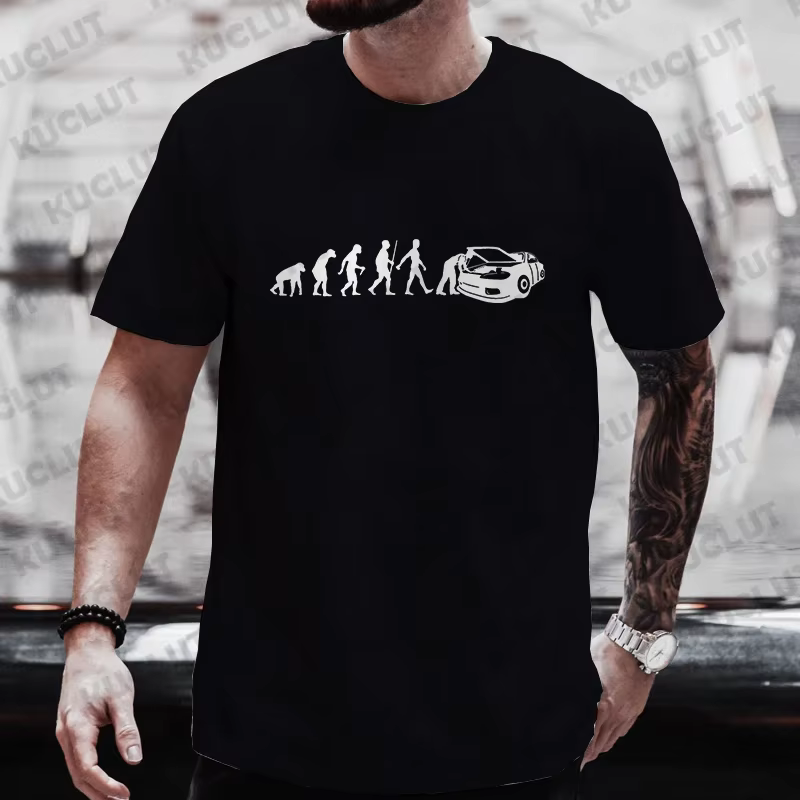 T-shirt de rue pour hommes mécanicien de voiture pour papa mécanicien de voiture impression hauts t-
